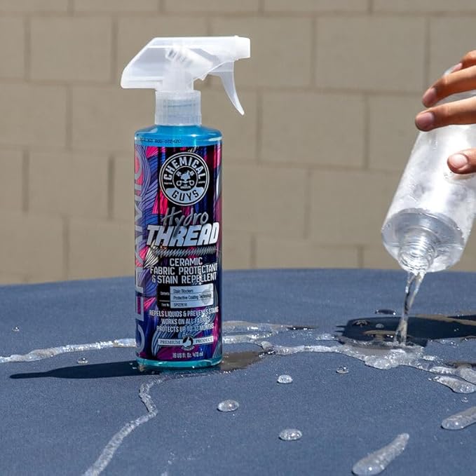 Chemical Guys SPI22616 HydroThread Ceramic Fabric Protectant & Stain Repellent (Works on Fabric, Carpet & Upholstery), 16 oz.
