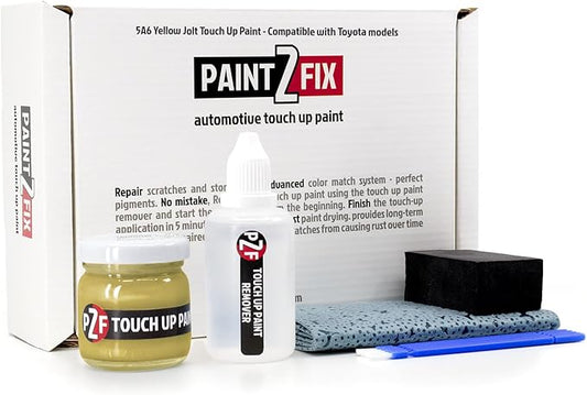 5A6 Yellow Jolt Touch-Up Paint Kit for Scratches and Chips - Compatible with Toyota Models