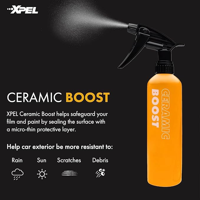 XPEL Ceramic Boost Spray Coating, 5 Gallon - Silicon Dioxide Car Detailing Spray, Beads and Repels Water, Dust, Lint, and Protects Against Debris - Safe for Cars, Trucks, Motorcycles, RV's & More
