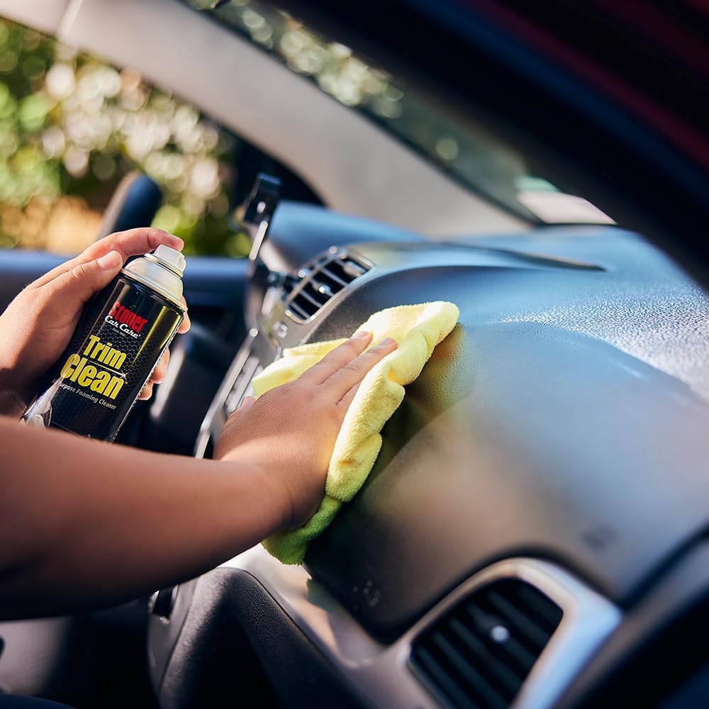 Stoner Car Care 91134 Trim Clean All-Purpose Fast Acting Powerful Foaming Cleaner Quickly Removes Grime and Stains From Trim, Consoles, and More To Restore Automotive Interiors, 18 Oz, Pack of 1