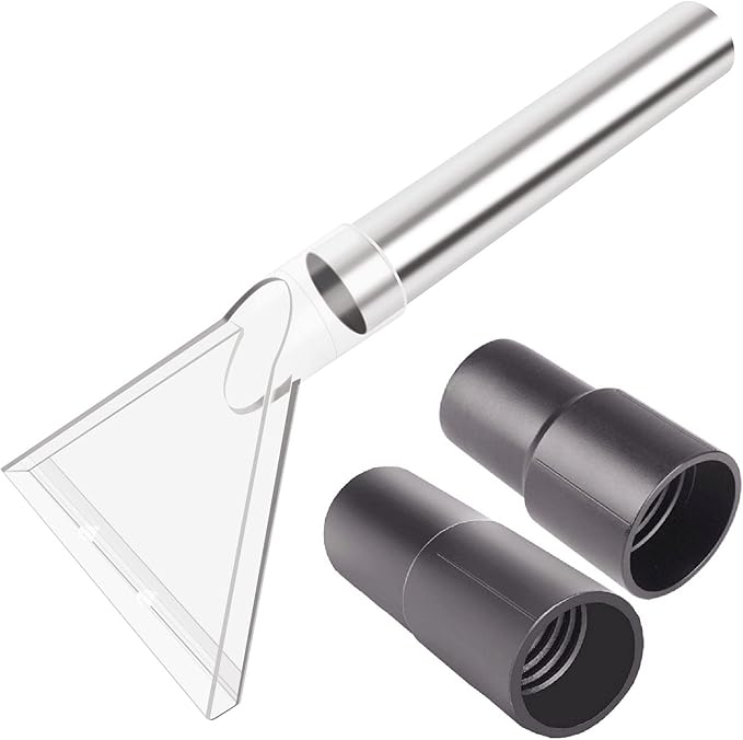 Carpet & Upholstery Cleaning Attachment Hand Wand with Viewing Large Head Auto Detailing Vacuum Head Hand Tool for Truck Mount & portable Extractor Vacuum Cleaner