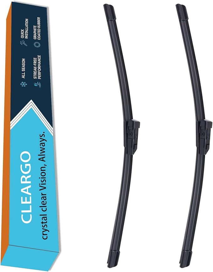 Windshield Wiper Blades for 2022 2023 2024 2025 Ford Maverick - Front Set (23"+21") Premium All-Weather Beam Wipers