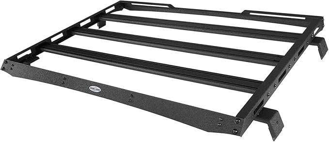 Hooke Road Gladiator JT Roof Rack Off-Road Cargo Management Storage Rooftop Luggage Carrier Cargo Basket for 2020 2021 2022 2023 2024 2025 Jeep Gladiator JT Hardtop Only