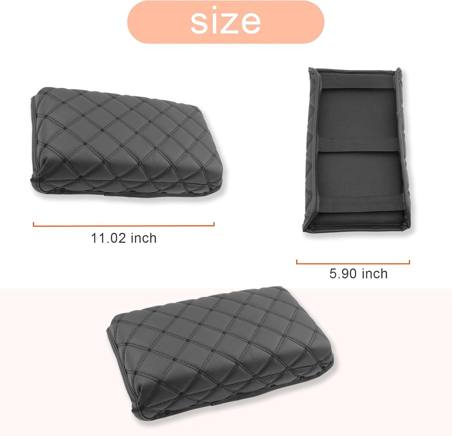 CDEFG for 2022 2023 2024 Hyundai Tucson Santa Cruz Center Console Armrest Cover Arm Rest Box Protector for Tucson Santa Cruz 2022 2023 2024 Interior Accessories