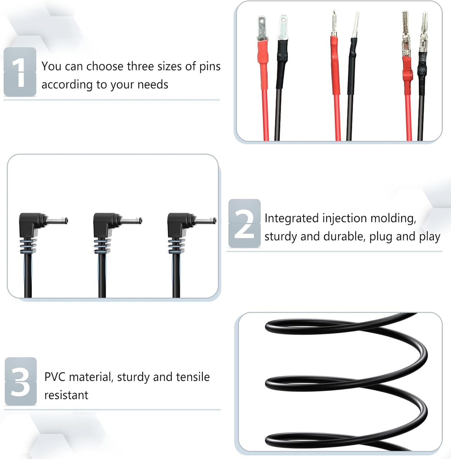 13.8" Radar Detector Hardwire Power Cord,Mirror Wire Plug Kit,for Escort Uniden Beltronics Whistler Cobra Valentine One Radar Detector Power Cord,with Magnetic Ring and Inline Fuse Holder,DC3.5