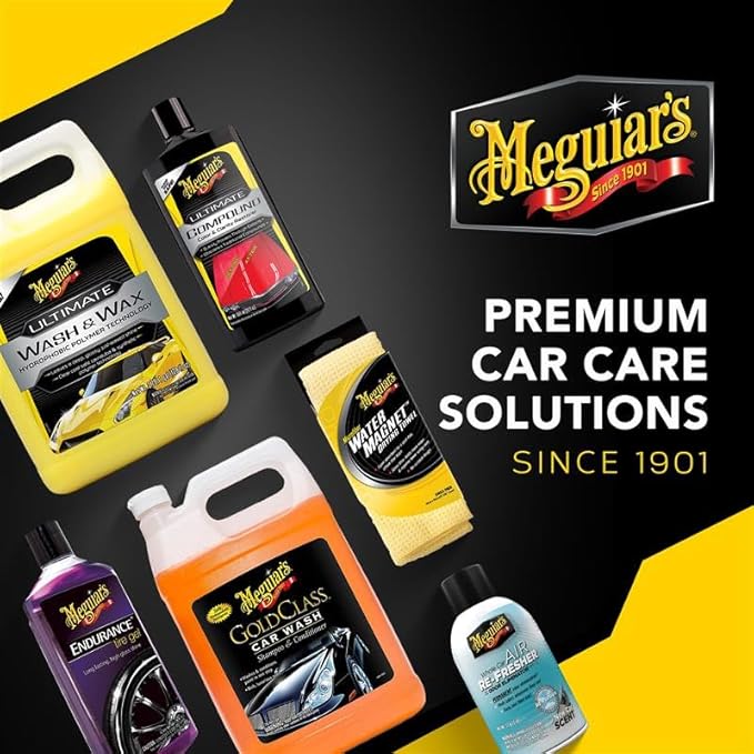 Meguiar's Mirror Glaze M105 Ultra-Cut Compound, Car Rubbing Compound for Removing Scratches and Heavy Swirls While Adding Shine, Safe and Effective on All Glossy Car Paint and Clear Coats, 8 oz