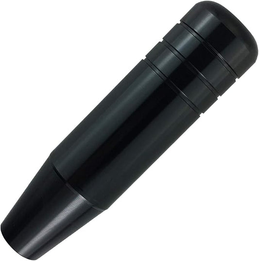Abfer 5" Heavy Weighted Shift Knob, Aluminum Alloy Car Gear Lever Stick Shifter Handle Fit Most Automatic Manual Vehicle (Black)