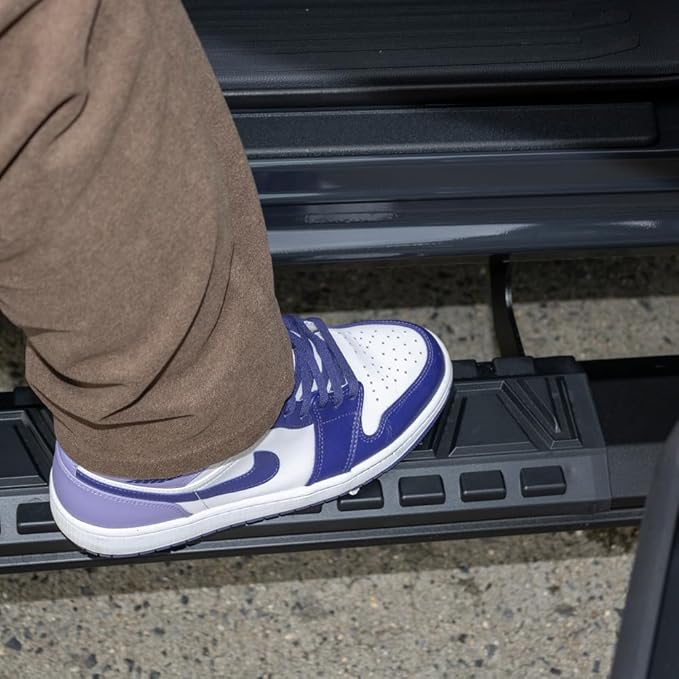 VANGUARD 5 Inches Running Boards Compatible with 2024-2025 Toyota Tacoma | Double Cab | Black Powder Coat | Alloy Steel Step Bars Side Step