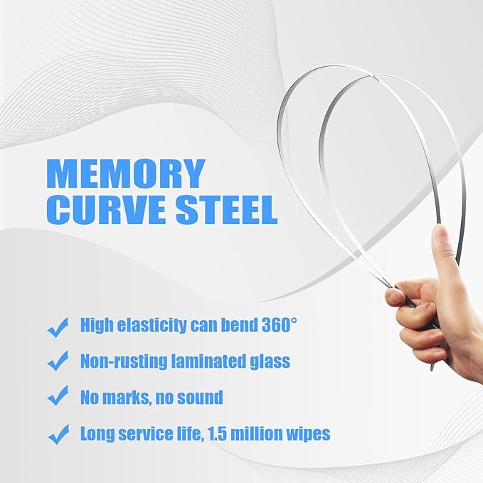 Gavimnal® 21"+21" Silicone Wiper Blades Replacement For Jeep Patriot 2007-2017 Grand Cherokee 1999-2010/VW Beetle 1998-2010/ Nissan NV1500 2012-2021,All-Season Front Windshield Wiper Blades(Set of 2)