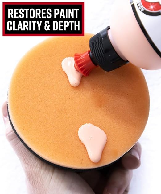 Adam's Polishes Car Scratch & Swirl Remover Hand Correction System, Remove & Restore Paint Transfer, Minor Imperfections, Oxidation, Paired with Orange Compound Correction Pad Applicator (2 Step Kit)