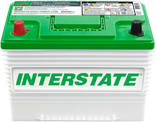 Interstate Batteries Automotive Battery 12V 63Ah (Group 34) 800CCA SLI Pure Lead AGM Automobile Replacement Battery for Cars, SUVs, Sedans, Trucks, Vans (MTZ-34)