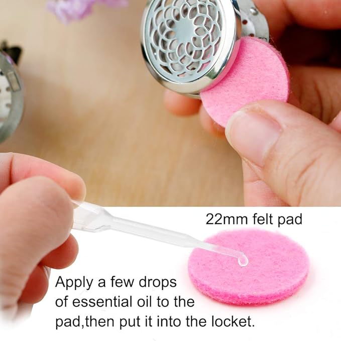 Car Diffuser Vent Clip - 2PCS 30mm Car Essential Oil Diffuser Vent Clips for Home Office Room with 12 Felt Pads Mother's Day, Birthday Gift for Women & Men