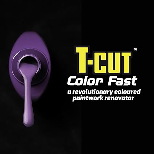 T-Cut Purple Scratch Remover Color Fast Paintwork Restorer Car Polish, 13 Colors Available,17 Fl Oz