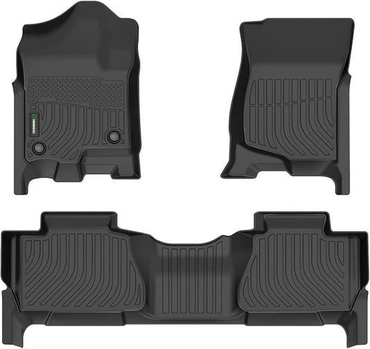 ANBINGO®Floor Mats Fit for Chevy Tahoe/GMC Yukon (NO XL) 2007-2014 All Weather Mats for Chevy Tahoe TPE Car Mat Rugs for GMC Yukon Rubber Trunk Carpet for Tahoe Automotive Accessories