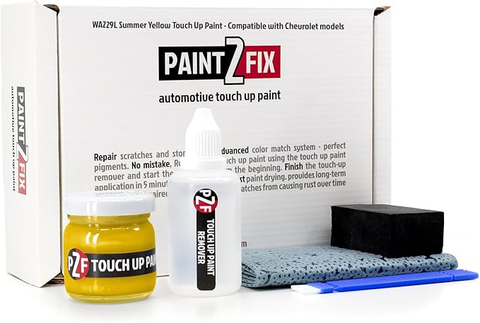 WA229L Summer Yellow Touch-Up Paint Kit for Scratches and Chips - Compatible with Chevrolet Models