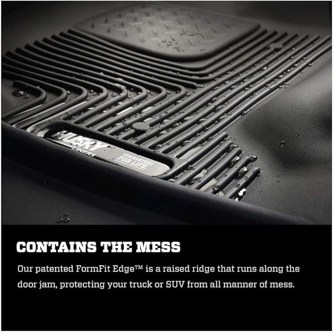 Husky Liners X-act Contour Floor Mats | Fits 2018-2025 Honda Odyssey | Front Row, 2-pc Black - 52971