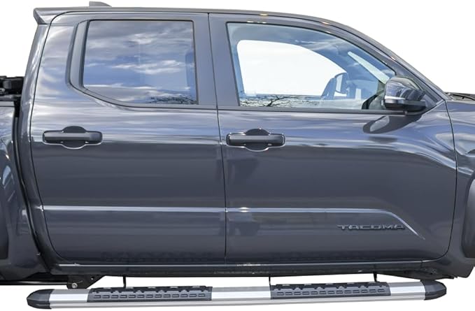 VANGUARD Running Boards Compatible with 2024-2025 Toyota Tacoma | Double Cab | Stainless Steel | 5 Inches Step Bars Side Step