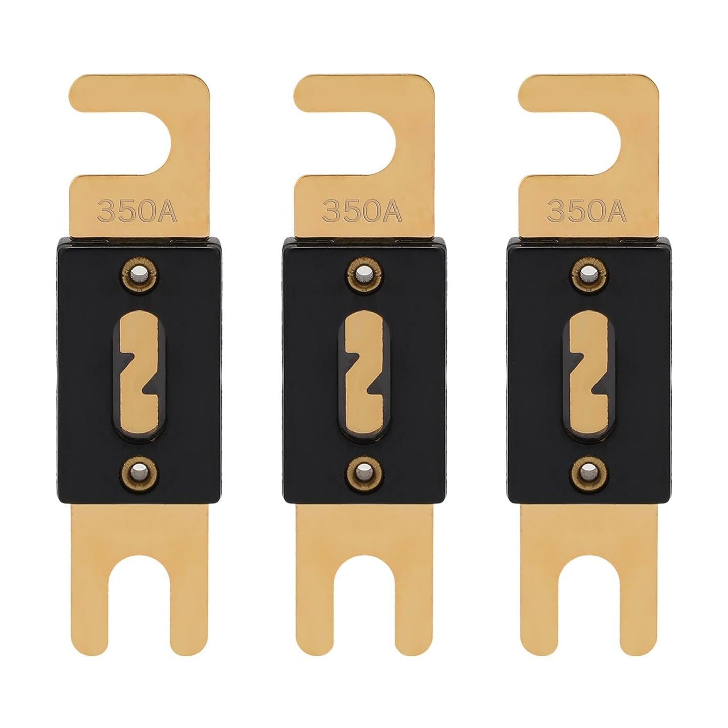 350A ANL Fuse 350 Amp Inline Blade Fuses 32V for Car Audio Inverter Automotive Stereo (Pack of 3 pcs)