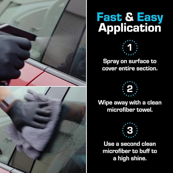 Ethos Defy - 3 in 1 Ceramic Coating - Waterless Car Wash Spray & Wax - Car Wax Rnseless Wash - Hydrophobic Top Coat - Polish & Polymer Paint Sealant Protection - with Insta-Bond Technology