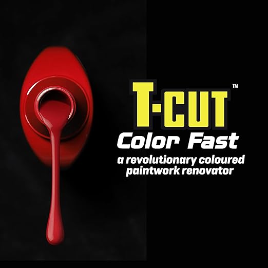T-Cut Dark Red Scratch Remover Color Fast Paintwork Restorer Car Polish, 13 Colors Available, 17 Fl Oz