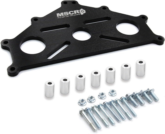 Engine Safe Stand Adapter Plate Compatible with Chevy Small/Big Block and LS LT Engines