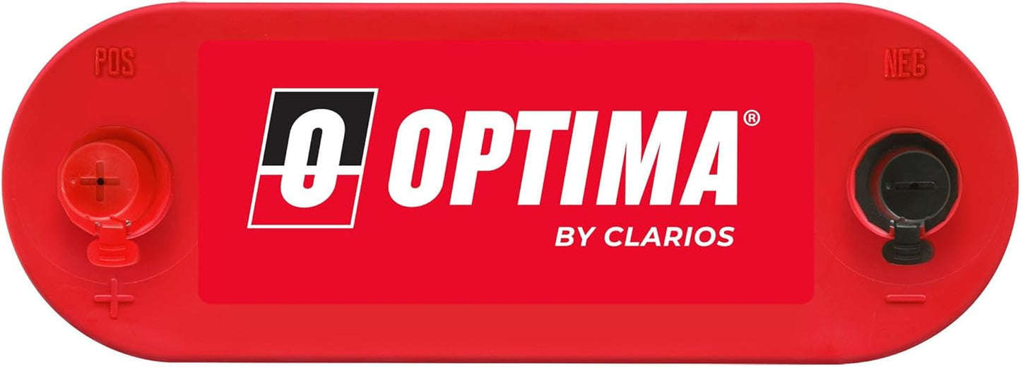 OPTIMA Batteries High Performance 6V RedTop Sealed AGM Car, Truck and SUV Starting Battery, 800 CCA, SAE Terminal, Maintenance Free, Versitile Mounting, 6 Volt