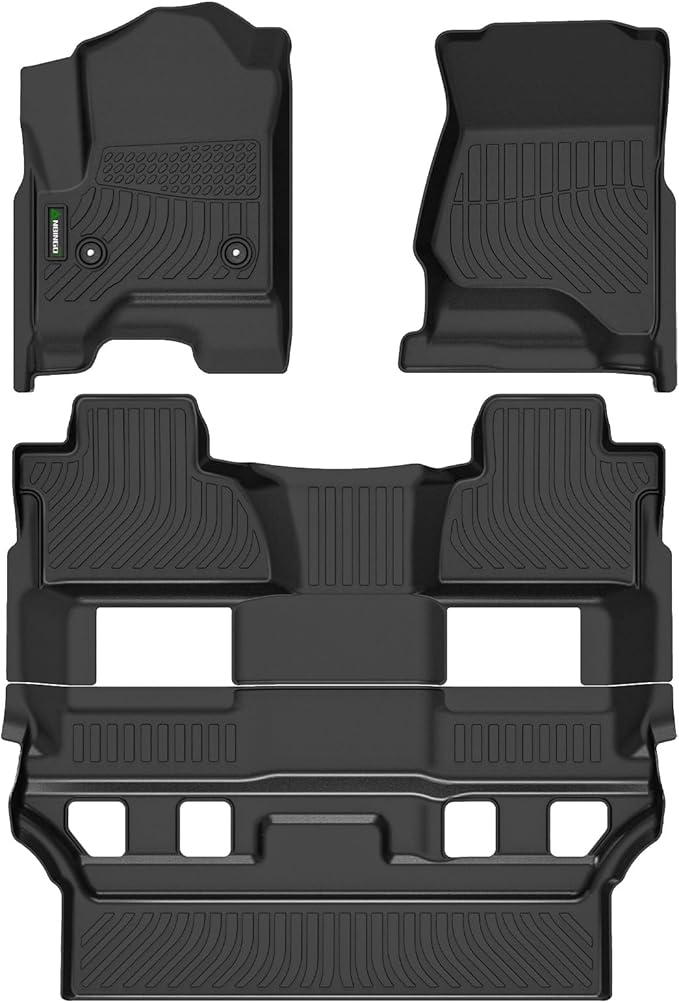 ANBINGO®Floor Mats Fit for 2015-2020 Chevy Tahoe/GMC Yukon (Only for Bucket Seat / 7 Seat)(Not for XL), Fit All Weather Floor Mats for Tahoe Cargo Trunk Mat Liner Accessories