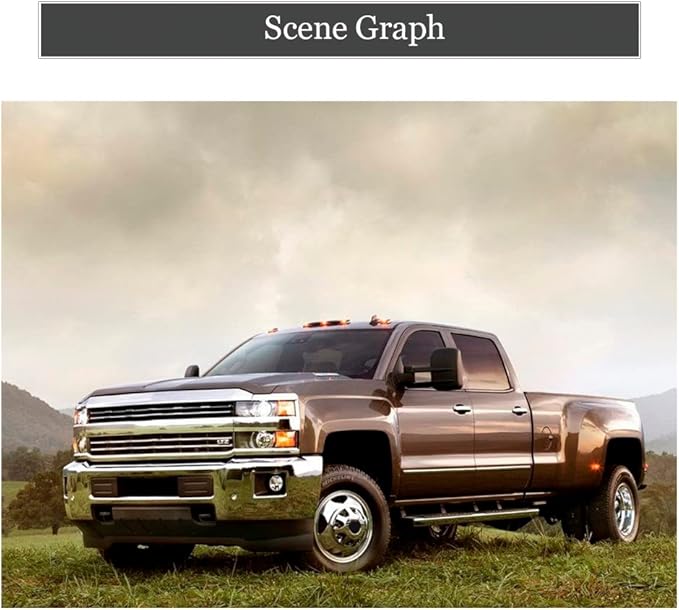 ReYee Towing Mirrors fit for 2007-2014 Chevy Silverado 1500 2500 3500 Suburban Avalanche Tahoe GMC Sierra Yukon Tow Mirrors with Manually Adjustment Manual Folding Telescoping Black Cap