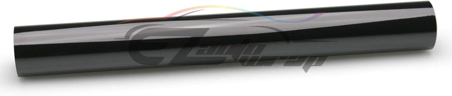 Free Tool Kit 12"x48" (1FT x 4FT) Glossy Dark Black Smoke Headlight Taillight Fog Light Side Marker Vinyl Tint Film Self Adhesive