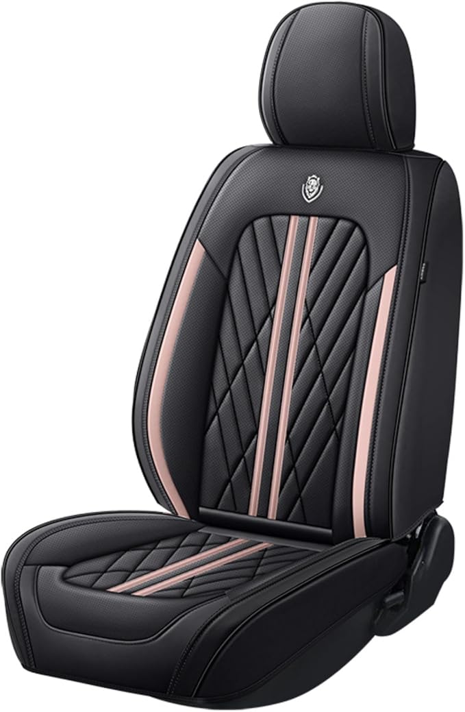 Universal Fit Waterproof Breathable Nappa Leather Automotive Vehicle Car Seat Covers Set Cushion Protector for Sedan SUV