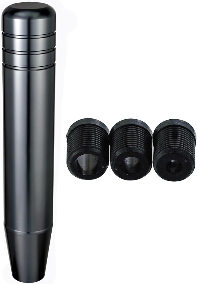 Abfer Weighted Shift Knob Tall Gear Stick Shifting Extension Car Long Shifter Knob Fit Most Manual Automatic Transmission Vehicle, Gray