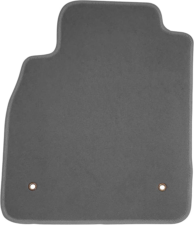 IKON MOTORSPORTS, Floor Mat Compatible with 2008-2015 Chevrolet Cruze, 2016 Cruze Limited, Factory Fitment Gray/Grey Nylon Front & Rear Car Floor Mats Liner Carpets Replacement 4PCS