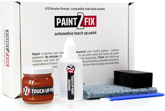 LY2Z Korallen Orange | Koral Orange Touch-Up Paint Kit for Scratches and Chips - Compatible with Audi Models