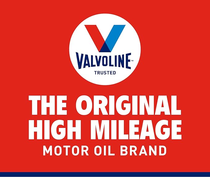 Valvoline High Mileage with MaxLife Technology SAE 10W-40 Synthetic Blend Motor Oil 5 QT
