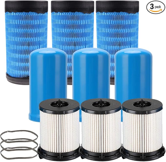119959 Oil Change PM Kit Compatible With Thermo King S600 TK Precedent Yanmar Engines Fuel Filter Elements Kit Replaces 119959 119965 119955 TK11-9959 TK119959 S700, S600M, C600M 3PACK