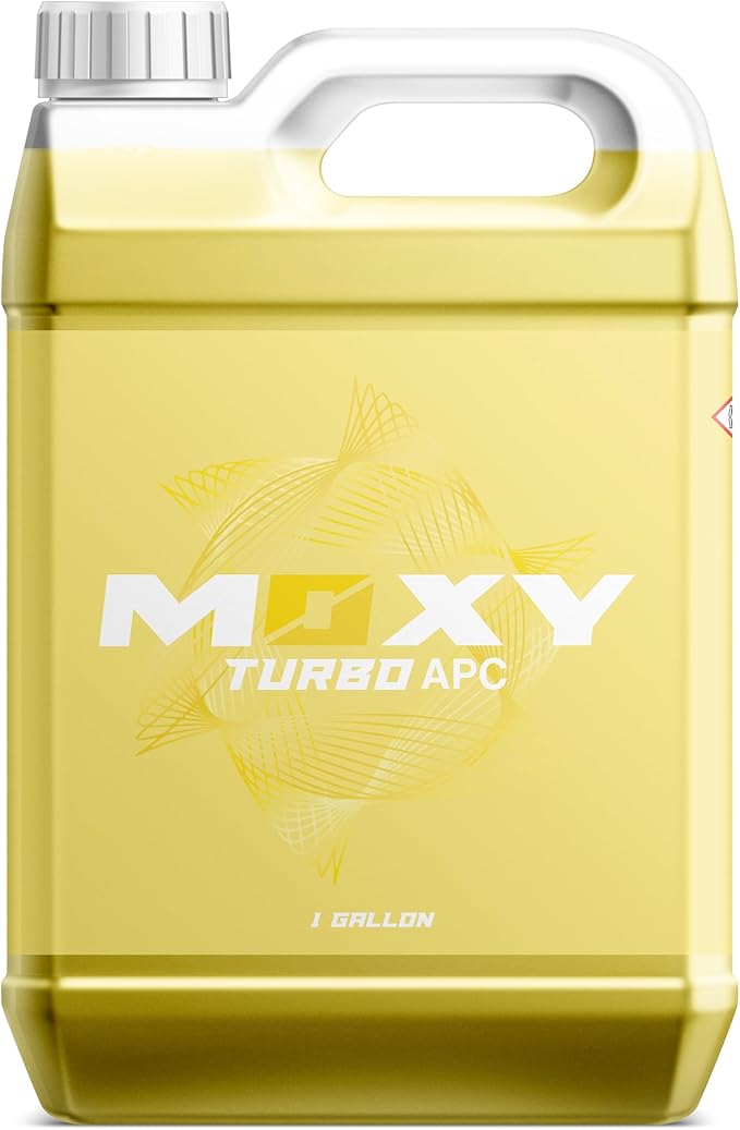 Moxy Turbo APC Concentrate - (1 Gallon) - All Purpose Car Cleaner - Cleaning Spray for Car Detailing - Wheel Cleaning Kit Safe for Cars, SUVs, Motorcycles, RVs, and Trucks