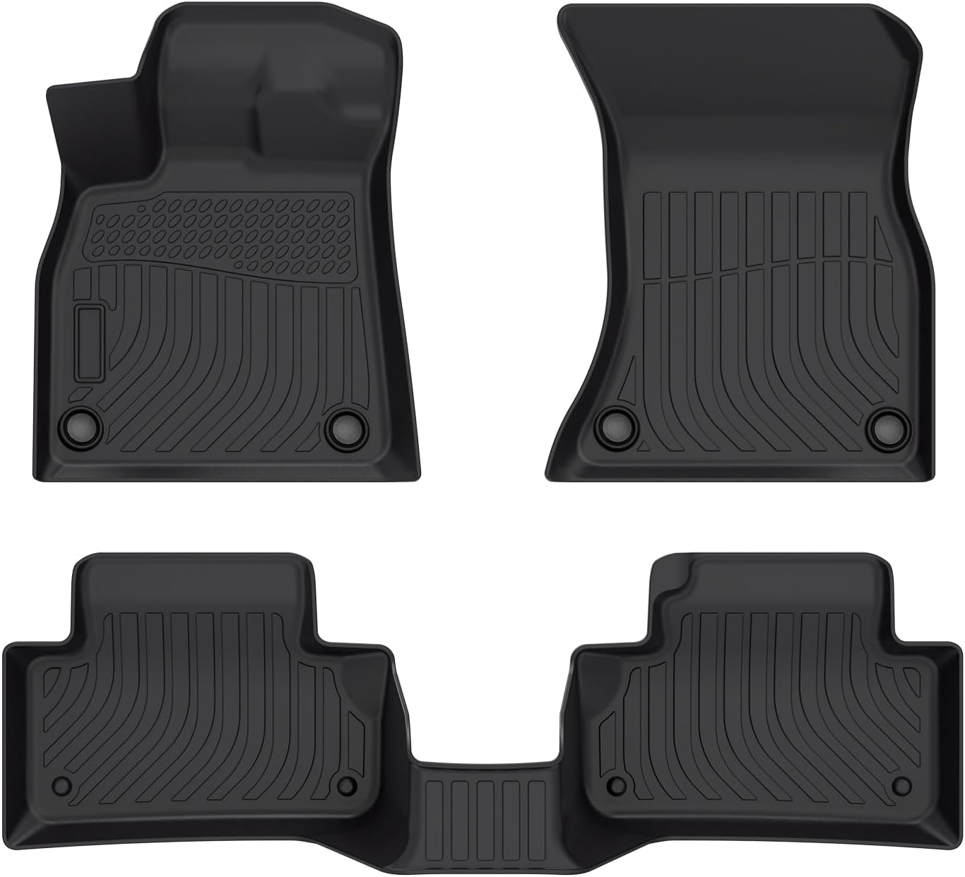 Cartist Floor mats Fit for 2018 2019 2020 2021 2022 2023 2024 Audi Q5/SQ5 5 Seating All Weather Floor Mats for Q5/SQ5 Accessories Heavy Duty TPE Odorless
