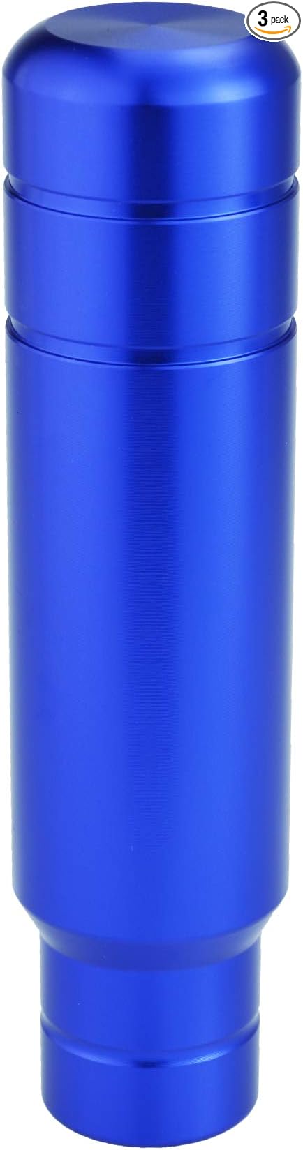 Abfer Metal Heavy Shift Knob, 5" Aluminum Alloy Weighted Gear Lever Stick Shifter Handle Fit Most Automatic Manual Vehicle (Blue)