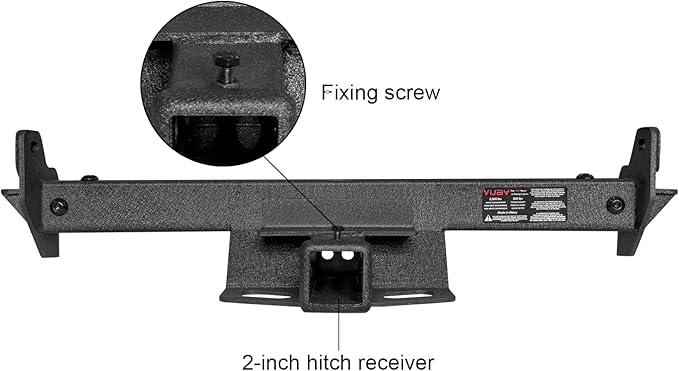 GNG Class 3 Trailer Hitch,2 inch Hitch Receiver,Compatible with Chevrolet Silverado, Suburban, GMC Sierra, Yukon XL, Fascia Trimming Textured Towing Hitch,Steel,Black