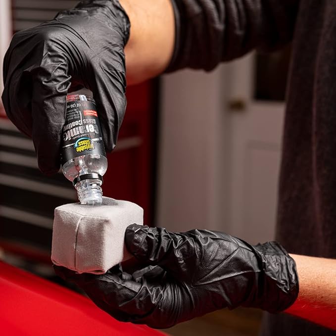 Invisible Glass 99017 Pro Glass Care Kit – Clean with Premium Glass Cleaner, Strip Water Spots with Glass Stripper, Protect with Ceramic Coating – Includes (2) Microfiber Cloths