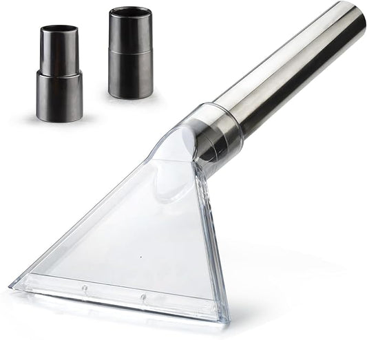 Universal Clear Vacuum Extraction Accessory Compatible with All Shop Vac Extractor with 1-7/8", 1-1/4" Adapters Wet Dry Vacuum Cleaner Attachments for Upholstery Carpet Cleaning Car Detailing