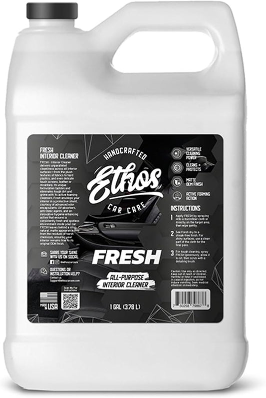 Ethos FRESH - All Purpose Interior Cleaner Detailing Kit Interior Cleaner - Car Interior Detailing - Car Interior Cleaners for Cars, Trucks, SUVs, Jeeps, Motorcycles, RVs & More