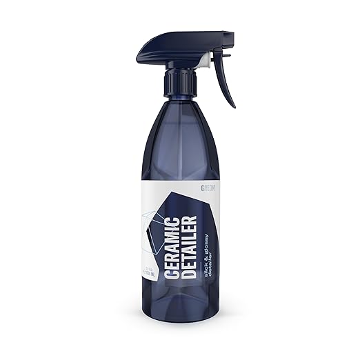 Gyeon Ceramic Detailer siO2 Spray Gloss Enhancer Hydrophobic Quick Detailer Paint Coating Maintenance Water Repellent Slick Finish Easy Spray-on protectant for car Motorcycle Exterior Surfaces