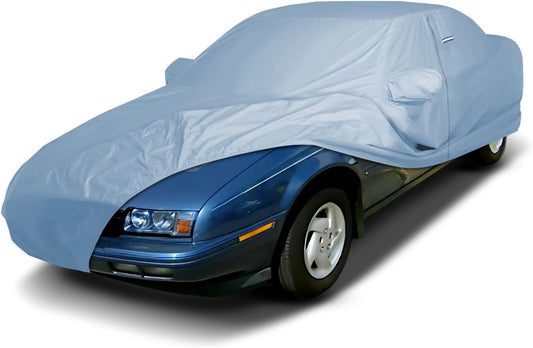 iCarCover Premium Car Cover for 1987-1996 Chevy Beretta Heavy Duty Waterproof All-Weather Automobiles Custom Fit Indoor Outdoor UV Snow Protection Covers with Straps and Bag