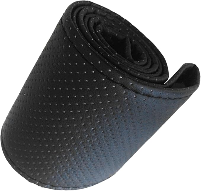 Steering Wheel Cover 38cm Fit Hand Sewn Microfiber Leather Car Steering Wheel Cover for Most Vehicles Non Slip Comfortable Driving Grip