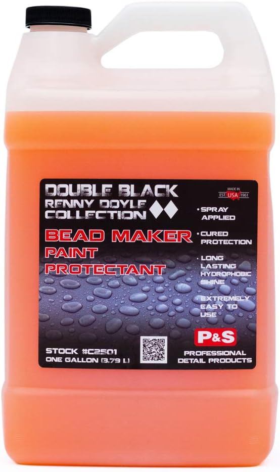 P & S PROFESSIONAL DETAIL PRODUCTS Bead Maker Combo Kit - Paint Protectant & Sealant, Easy Application, Cured Protection, Long Lasting Gloss, Hydrophobic Finish -1 Gallon+1 Quart
