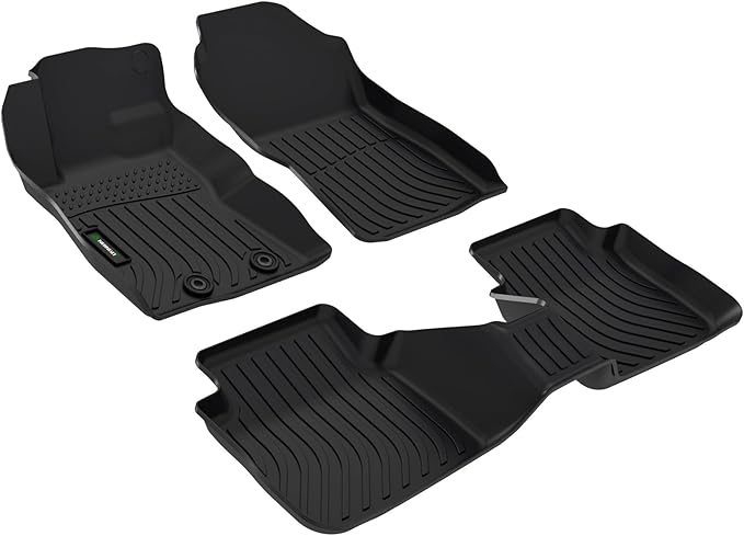 Floor Mats Custom for 2024 2025 2026 Subaru Crosstrek & Subaru Impreza All Weather Protection TPE Waterproof Non-Slip Car Floor Liners 1st & 2nd Row Set Accessories Black