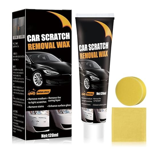 Scratch Remover for Vehicles,2025 New Upgrade Car Scratch Repair Paste,Containing Wiping Sponge car Paint Scratch Repair Polishing Wax,Used for Deep Scratches on Various Vehicles (1pc)