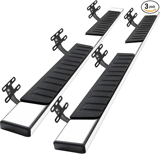 COMNOVA 6 Inches Running Boards for 2019-2026 Dodge Ram 1500 Crew Cab New Body Style (Excl. Ram 2500/3500/Classic), Stainless Steel Side Steps, Truck Step Bars Nerf Bars.