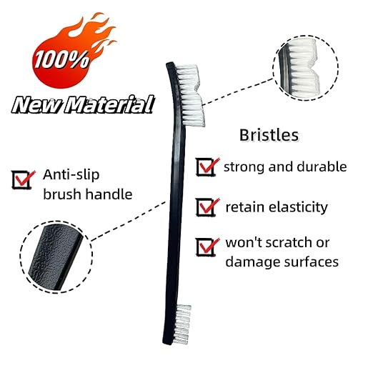10-Pack Soft Bristle Brushes for Cars, Motorcycles & Households – Clean Engine Parts, Window Tracks & Bicycle Chains - Includes Grill Brush & Heat-Resistant Gun Cleaning Brushes